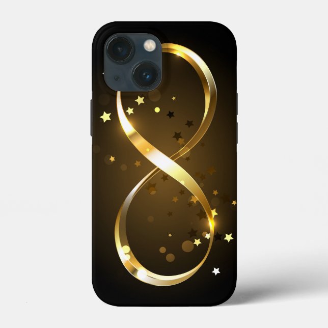 Coques Case-Mate iPhone Symbole d'infini doré (Verso)