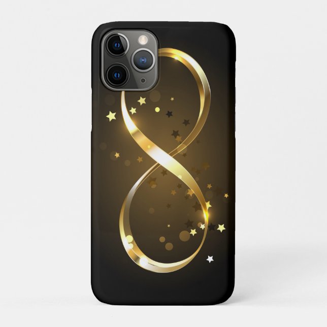 Coques Case-Mate iPhone Symbole d'infini doré (Dos)