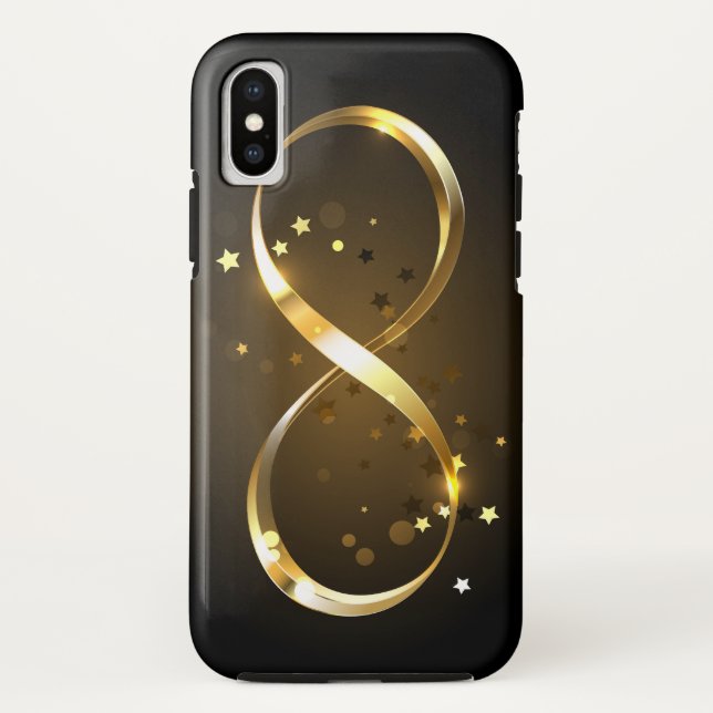 Coques Case-Mate iPhone Symbole d'infini doré (Dos)