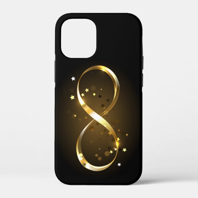 Coques Case-Mate iPhone Symbole d'infini doré (Verso)
