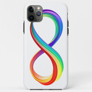 Case-Mate iPhone Case Symbole d'infinité arc-en-ciel stratifié