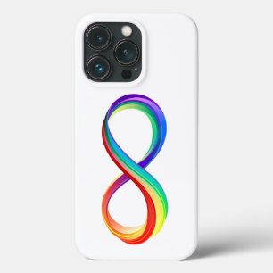 Case-Mate iPhone Case Symbole d'infinité arc-en-ciel stratifié