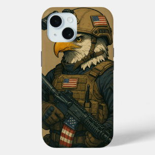 Coque Pour iPhone 15 Symbole d'opération américain