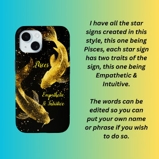 Coque Pour iPhone 15 Symbole étoile Pisces