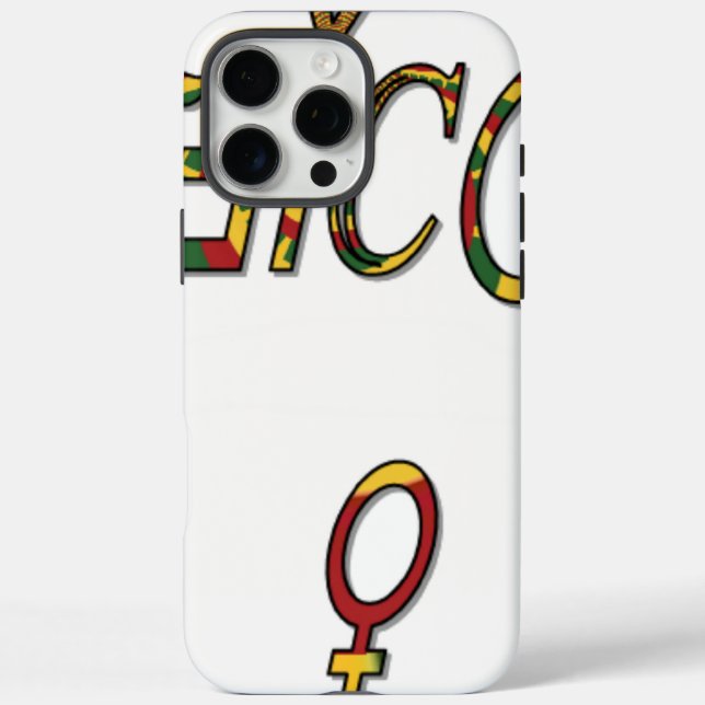 Coques Case-Mate iPhone Symbole féminin inversé "OFFICIAL" Imprimer (Verso)