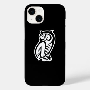 Coques Pour iPhone Symbole hibou blanc