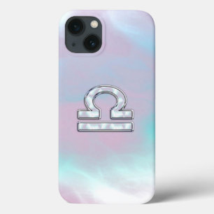 iPhone 13 Coque Symbole Libra Mère de style perle