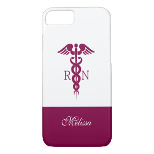 Case-Mate iPhone Case Symbole Médicale rouge Caduceus Nurse