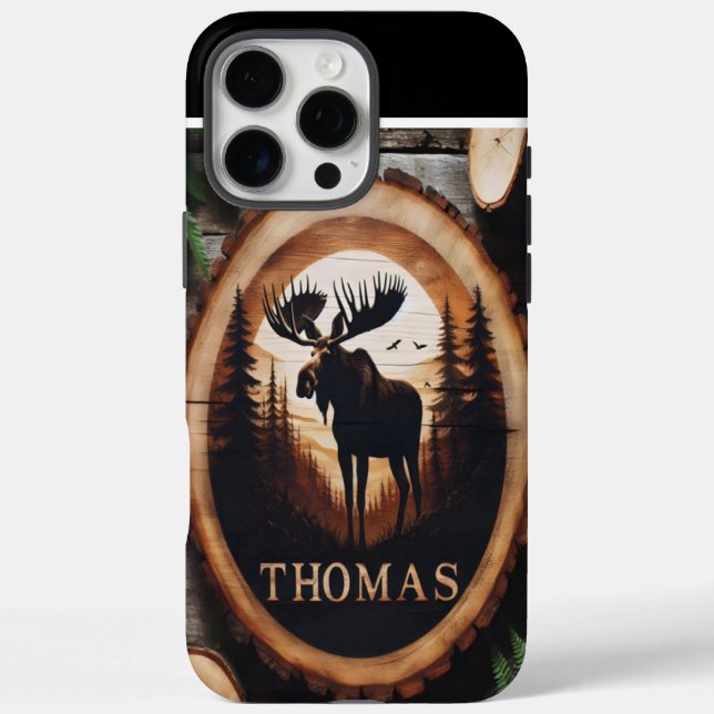 Coques Case-Mate iPhone Symbole Moose Silhouette (Verso)