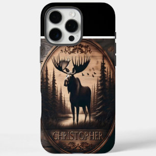 Coques iPhone 16 Pro Max Symbole Moose Wood