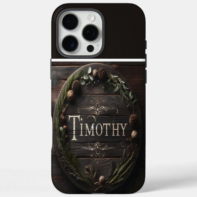 Coques Case-Mate iPhone SYMBOLE Timothée Rustique (Verso)