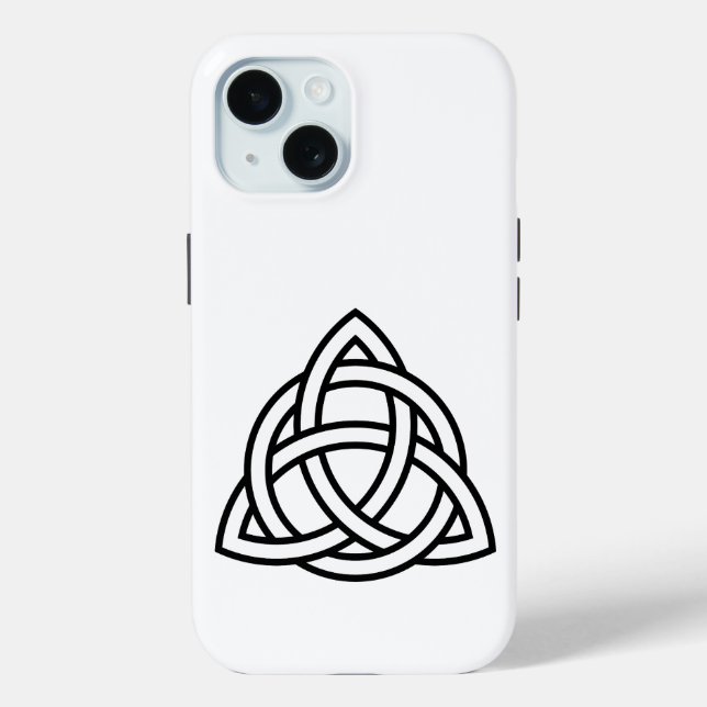 Coques Case-Mate iPhone Symbole triquetra de noeud de trinité celtique (Verso)