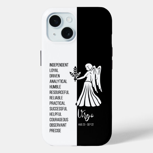 Coques Case-Mate iPhone Symbole Virgo Zodiac (Verso)