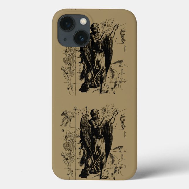 Coques Case-Mate iPhone Symbole Virgo Zodiac Constellation Hevelius 1690 (Verso)