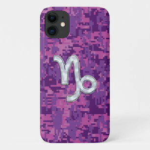 Case-Mate iPhone Case SYMBOLE Zodiaque Capricorne sur Camo Fuchsia