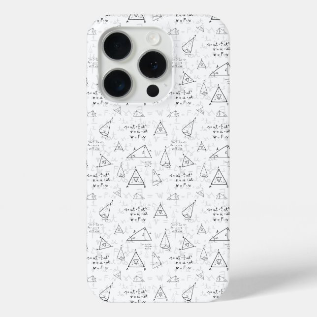 Coques Case-Mate iPhone Symboles mathématiques, mathématiques, tableau de  (Verso)