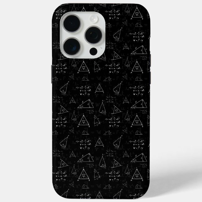 Coques Case-Mate iPhone Symboles mathématiques, mathématiques, tableau de  (Verso)