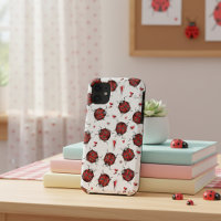 Sympa Coeurs Ladybug Lovebug Illustration manuscri