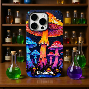 Coques iPhone 16 Pro Symphonie de la forêt de champignons