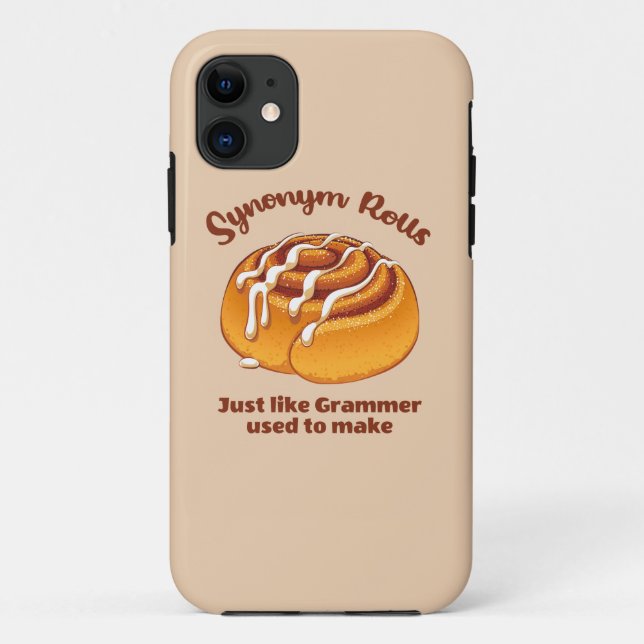 Coques Case-Mate iPhone Synonym Rolls Comme Grammer Utilisé Pour Faire (Dos)