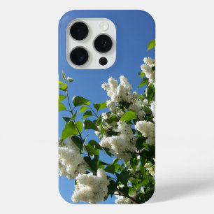Coque iPhone 15 Pro Syringa, arbre à fleurs blanc Lilac