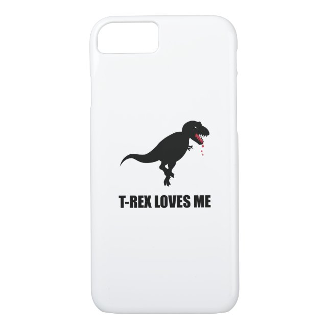 Coques Case-Mate iPhone T-Rex drôle m'aime (Dos)