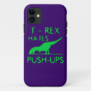 Coque Case-Mate Pour iPhone T REX HATTE PUSHUPS Funny Dino Design