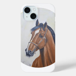 Coque Pour iPhone 15 T-Shirt Portrait de Cheval Majestueux