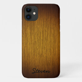 Case-Mate iPhone Case Tabac gris personnalisé Sunburst Wood