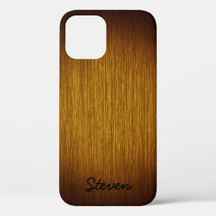 Case-Mate iPhone Case Tabac gris personnalisé Sunburst Wood