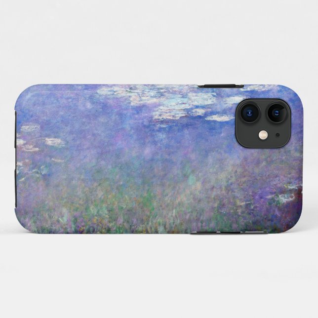 Coques Case-Mate iPhone Tableau de Water Lilies par Claude Monet (Dos (Horizontal))