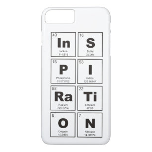 Coque iPhone 7 Plus Tableau périodique chimique des éléments: InSPI
