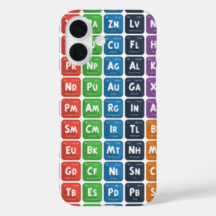 Coques iPhone 16 Tableau périodique des éléments 3