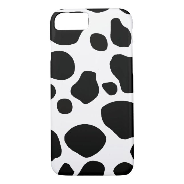 Coques Case-Mate iPhone Taches blanches noires de vache (Dos)
