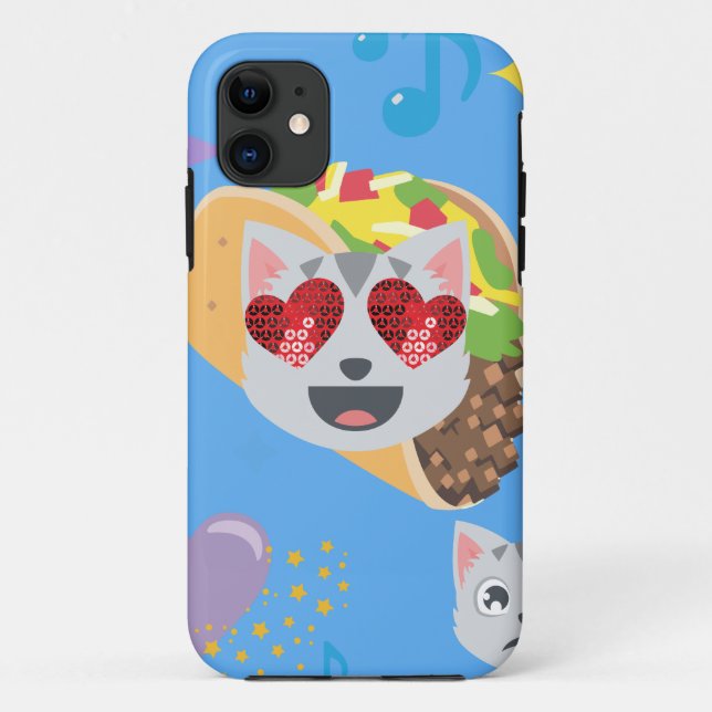 Coques Case-Mate iPhone taco cat emoji (Dos)