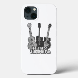 Case-Mate iPhone Case Talentueux depuis la naissance. vintage guitare no