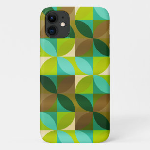 Case-Mate iPhone Case Tan vert et feuille Brown Motif moderne