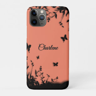 Case-Mate iPhone Case Tangarine Butterfly Garden Personnalisé