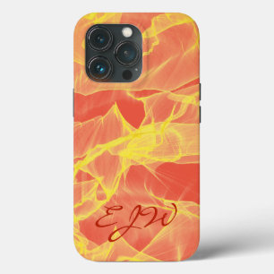 Case-Mate iPhone Case Tangerine Dream avec Wispy Yellow Abstrait iPhone