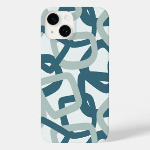 Coque Pour iPhone 14 Tangle Carré Calme Côtiers
