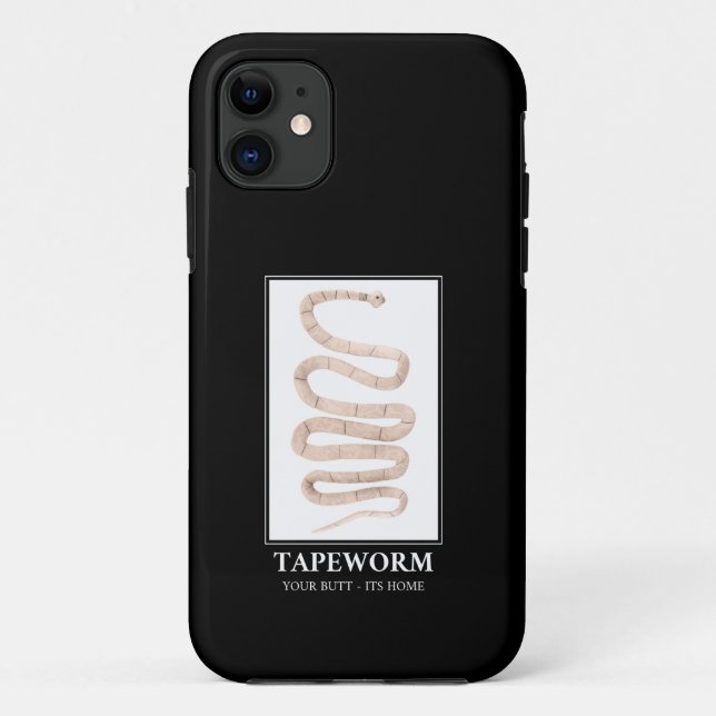 Coques Case-Mate iPhone Tapeworm Your Butt sa maison (Dos)