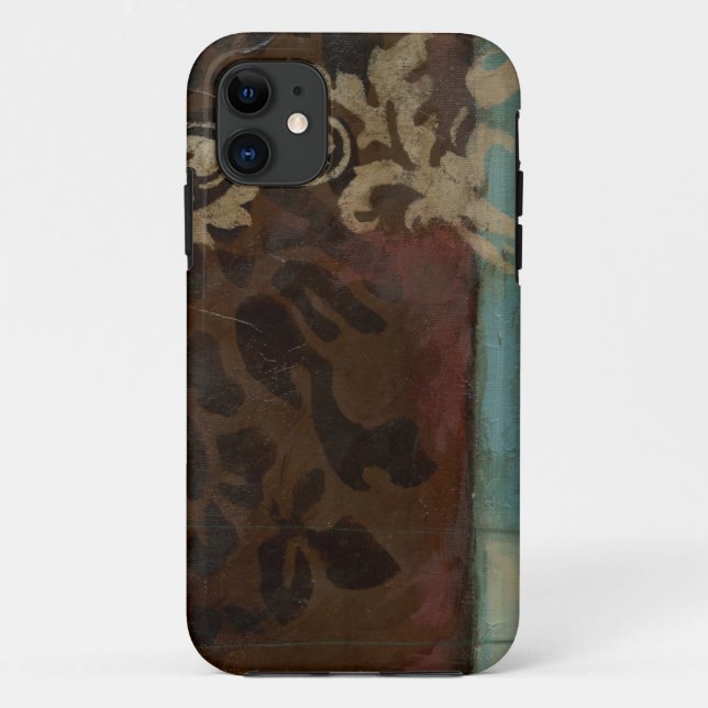 Coques Case-Mate iPhone Tapisserie abstraite de damassé par Jennifer (Dos)
