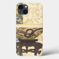 Tapisserie asiatique avec bol et design dragon