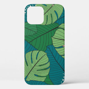 Case-Mate iPhone Case Tapisserie de feuilles tropicales : verdure Vintag