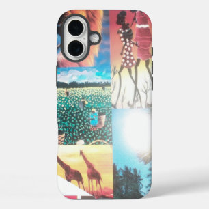 Coques iPhone 16 Plus Tapisserie kenyane   Faune, Culture & Beauté côtiè