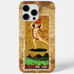 COQUE iPhone 15 PRO MAX TAROTS DE RENAISSANCE ANTIQUE 19 / LE SOLEIL