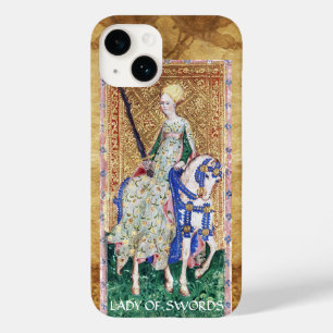 COQUE POUR iPhone 14 TAROTS DE RENAISSANCE ANTIQUE / FEMME DES ÉPÈRES