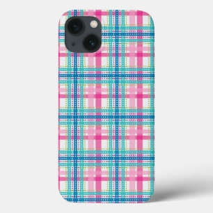 iPhone 13 Coque Tartan, motif de plaid