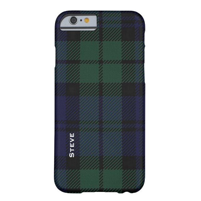 Coques Case-Mate iPhone Tartan noir (Dos)