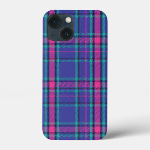 Case-Mate iPhone Case Tartan rose chaud et violet
